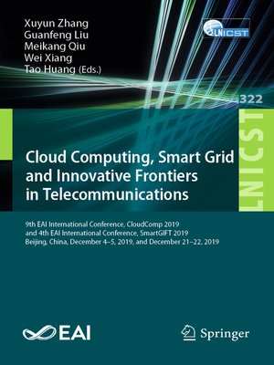 cover image of Cloud Computing, Smart Grid and Innovative Frontiers in Telecommunications